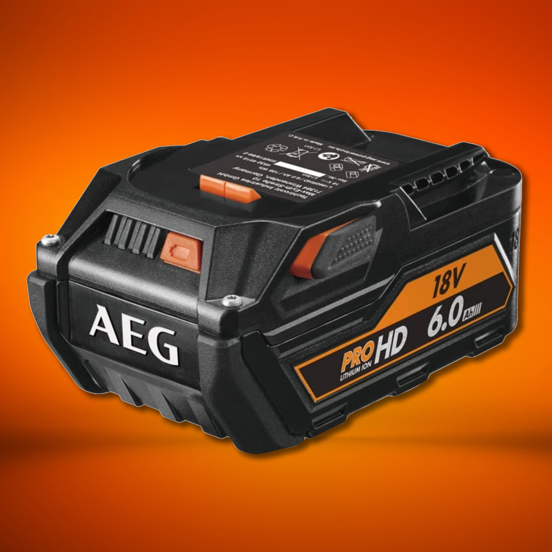 AEG L1860RHD AKÜ 18V 6.0Ah PRO LI-ION AEG TURUNCU SERI